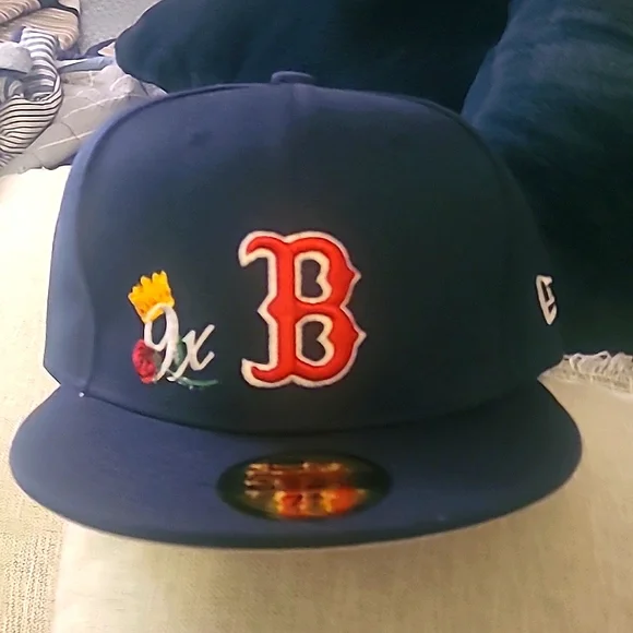 Boston Red Sox New Era Baseball Cap, Color - blue, Size - 7 ⅜, Brand New! - Picture 1 of 4